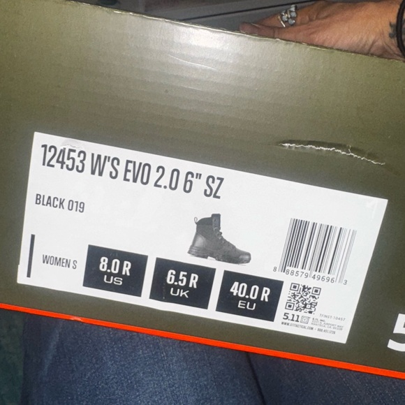 5.11 Tactical Black Combat Boots - Picture 11 of 11